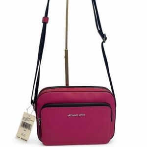 Michael Kors Pink Crossbody Bag with Adjustable Strap